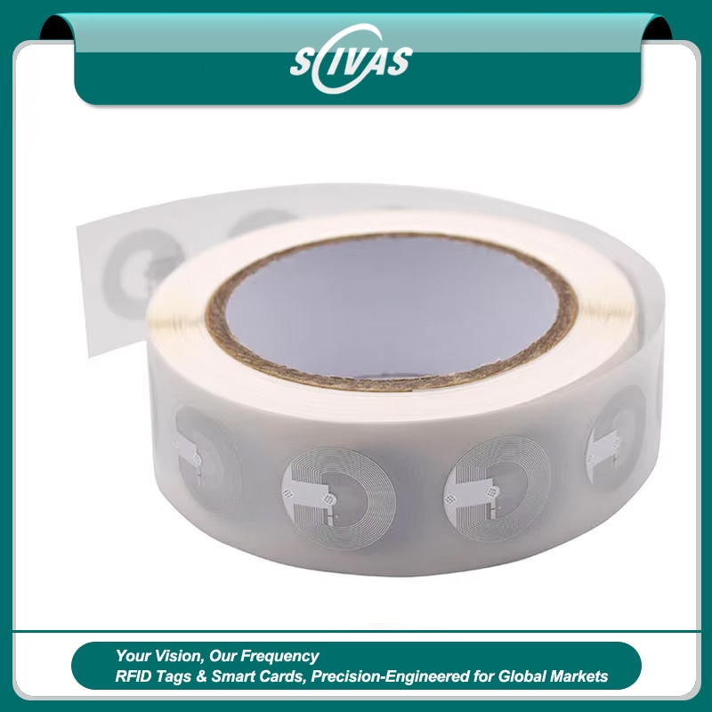ฉลาก HF RFID ติดตามกล่องบรรจุภัณฑ์อิเล็กทรอนิกส์ แสดงการพิมพ์บาร์โค้ดอย่างชัดเจนสำหรับการใช้งานด้านฉลาก HF RFID.