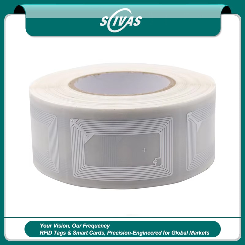 แท็ก HF RFID เครื่องมือสำหรับบันทึกประวัติการบำรุงรักษาจัดแสดงโดยเน้นรายละเอียดชิปสำหรับโครงการฉลาก HF RFID.