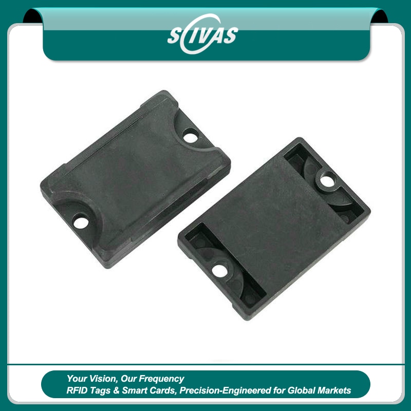 แท็ก UHF RFID ทนความร้อนสำหรับโรงพ่นสี แสดงโลโก้ที่พิมพ์อย่างชัดเจนสำหรับการใช้งานด้านแท็ก RFID ทนอุณหภูมิสูง.