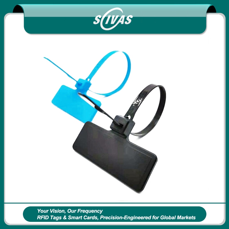 แท็กเคเบิลไทร์ UHF RFID ระยะไกลสำหรับทรัพย์สิน