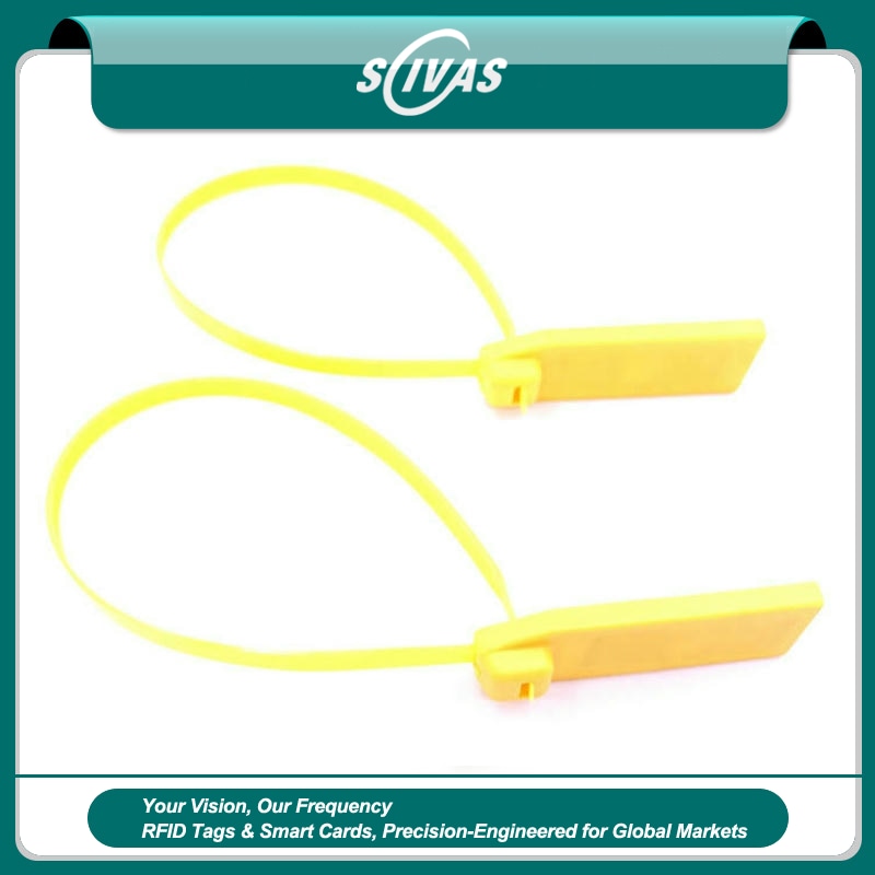 เคเบิลไท RFID ทนสภาพอากาศสำหรับซีลทรัพย์สินแสดงมุมมองด้านข้างสำหรับผู้ซื้อที่กำลังเปรียบเทียบโซลูชันป้ายเคเบิลไทร์ RFID.