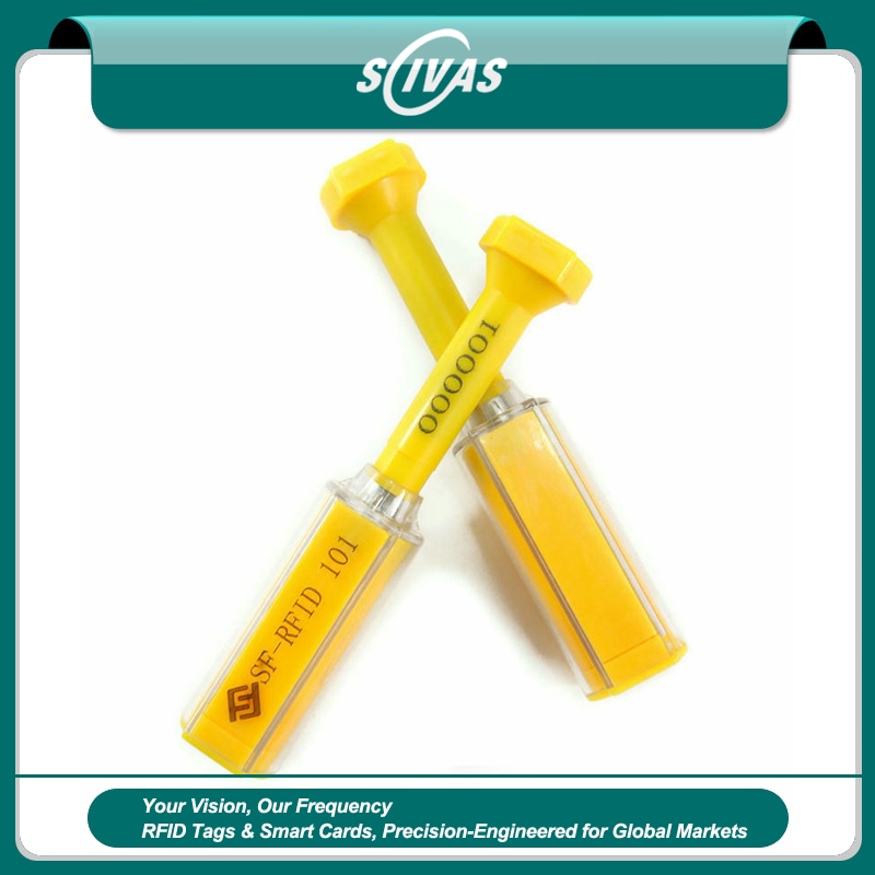 ซีลโบลต์ RFID ISO17712 สำหรับตู้สินค้าขนส่ง UHF แสดงการจัดการทรัพย์สินสำหรับผู้ซื้อที่กำลังเปรียบเทียบโซลูชันซีลรักษาความปลอดภัย RFID.