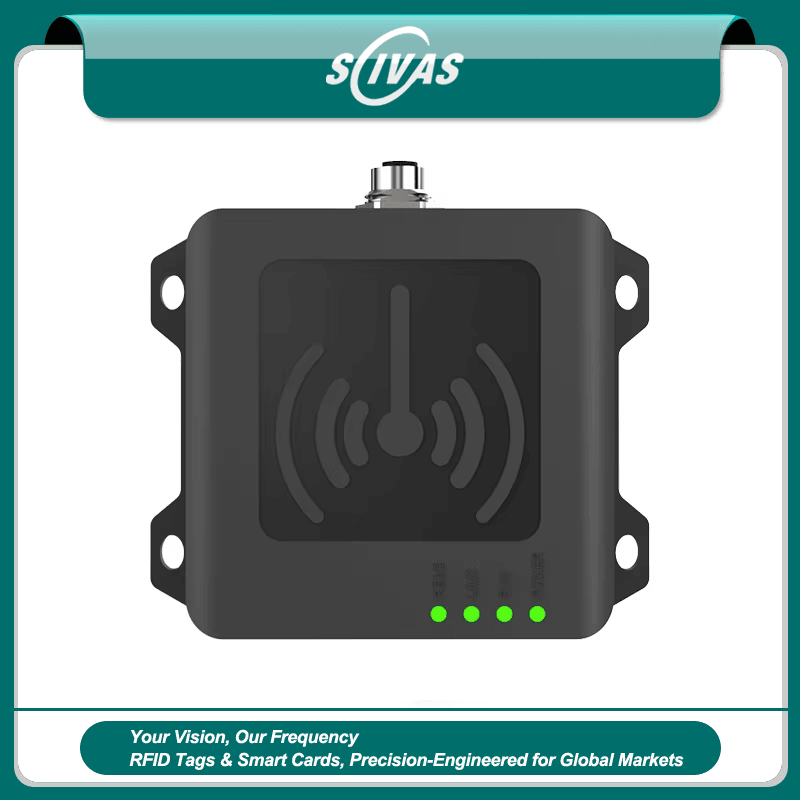 เครื่องอ่าน RFID อุตสาหกรรม OEM เชื่อม PLC ผ่าน Modbus