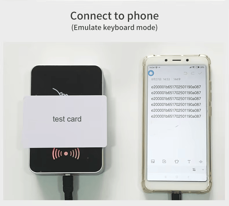 เครื่องอ่าน RFID UHF แบบตั้งโต๊ะรุ่น FD-603 ใช้งานที่เคาน์เตอร์ POS ในการค้าปลีกสำหรับการระบุสินค้าอย่างรวดเร็วและระบบอัตโนมัติในกระบวนการชำระเงิน