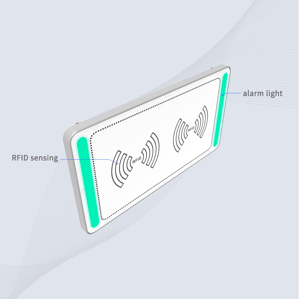 การใช้งานทางเทคนิคแสดงประตู RFID รุ่น CK-T1E ที่ท่าเทียบรถในคลังสินค้า สำหรับการระบุพาเลทอัตโนมัติและการบันทึกสินค้าคงคลัง