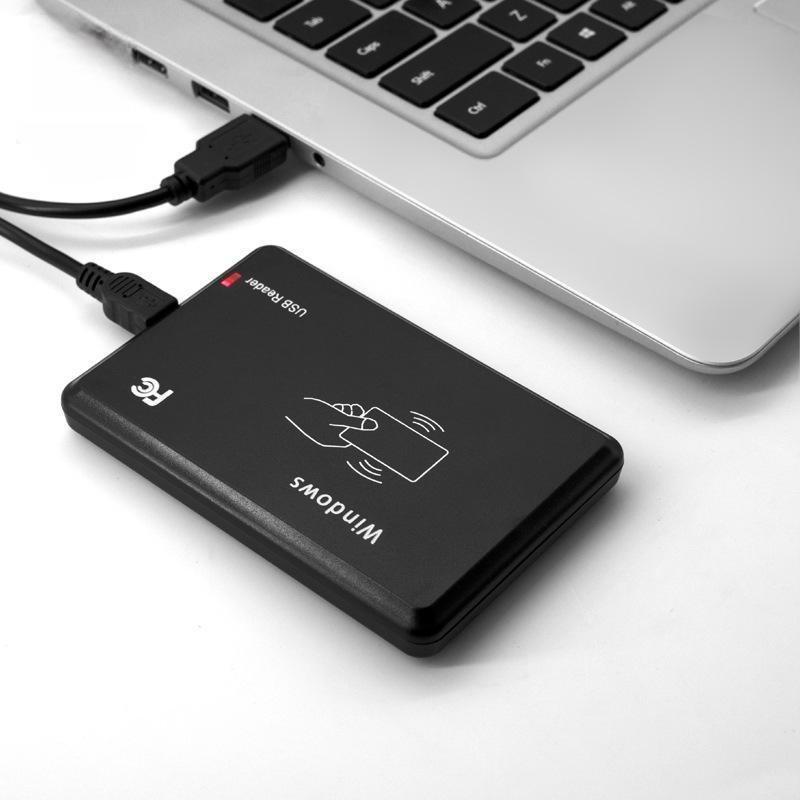 เครื่องอ่านบัตร RFID IC สำหรับระบบบัตร HF ที่แสดงการควบคุมการเข้าถึงอย่างปลอดภัยสำหรับผู้ซื้อที่เปรียบเทียบโซลูชันเครื่องอ่าน RFID HF 13.56MHz