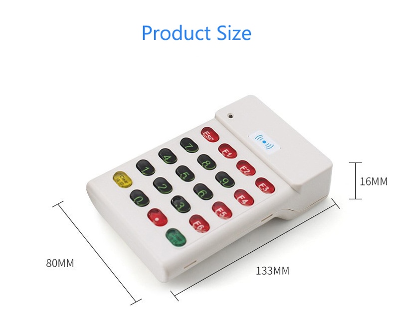ภาพนี้เน้นให้เห็นเครื่องอ่าน RFID ความถี่ LF แบบกำหนดเองสำหรับการป้อนรหัสผ่านอย่างปลอดภัย ในส่วนรายละเอียดของชิป สำหรับงานเครื่องอ่าน RFID ความถี่ LF 125KHz