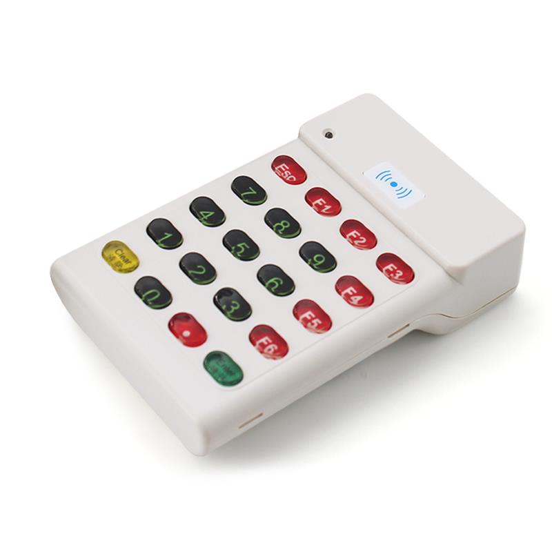 ภาพถ่ายผลิตภัณฑ์เครื่องอ่าน LF RFID พร้อมแป้นกดสำหรับ UID แสดงมุมมองด้านข้างในหมวดเครื่องอ่าน 125KHz LF RFID.