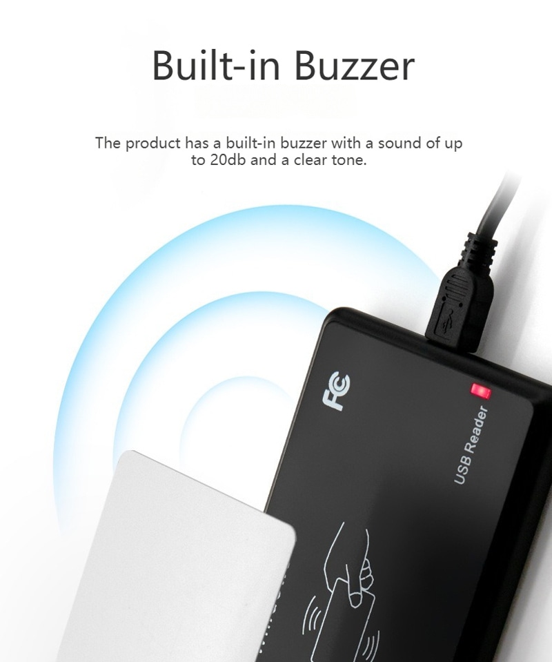 เครื่องอ่าน RFID HF 13.56MHz สำหรับการเข้าถึงผ่าน RS232 แสดงมุมมองด้านหน้าสำหรับผู้ซื้อที่เปรียบเทียบโซลูชันเครื่องอ่าน RFID HF 13.56MHz