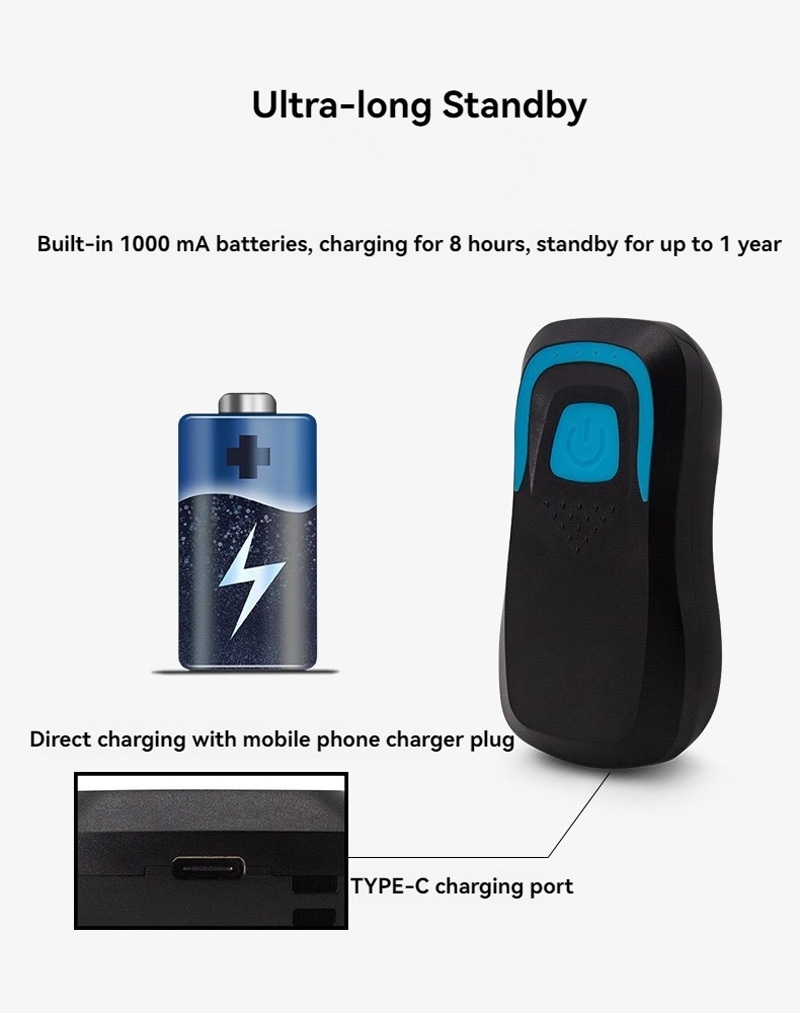 เครื่องอ่าน RFID ความถี่ต่ำ 125KHz สำหรับการเก็บ UID ผ่านมือถือ แสดงจากมุมมองด้านหลังที่ชัดเจนสำหรับการใช้งานเครื่องอ่าน RFID ความถี่ต่ำ 125KHz