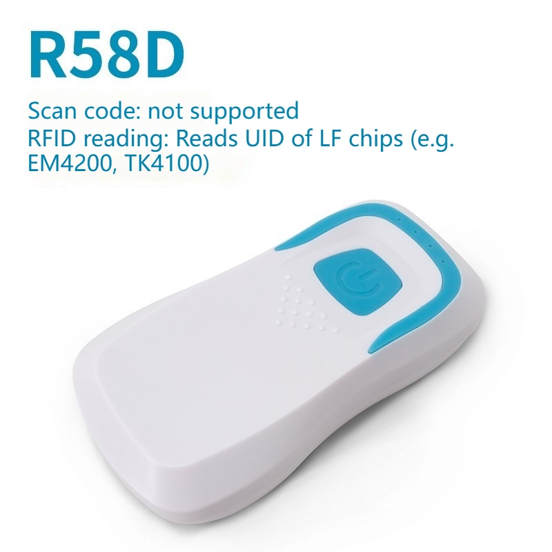 เครื่องอ่าน RFID ความถี่ต่ำ 125KHz สำหรับเก็บ UID บนมือถือ แสดงจากมุมมองการเปรียบเทียบผลิตภัณฑ์ที่ชัดเจนสำหรับการใช้งานเครื่องอ่าน RFID ความถี่ต่ำ 125KHz