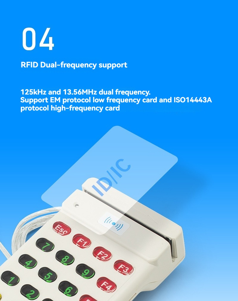 ภาพผลิตภัณฑ์เครื่องอ่าน RFID dual band สำหรับควบคุมการเข้าถึงที่แสดงตัวเครื่องกันน้ำในหมวดหมู่ สองความถี่ RFID เครื่องอ่าน