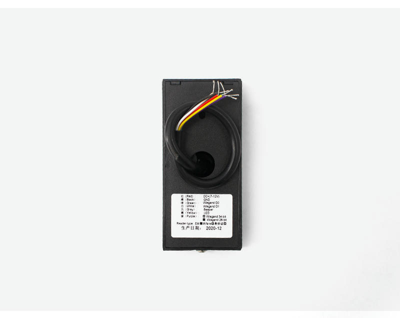 ภาพนี้เน้นเครื่องอ่านบัตร RFID กันน้ำสำหรับประตูรักษาความปลอดภัยของการควบคุมการเข้าถึงที่ปลอดภัยสำหรับการใช้งานเครื่องอ่านควบคุมการเข้าถึงด้วย RFID