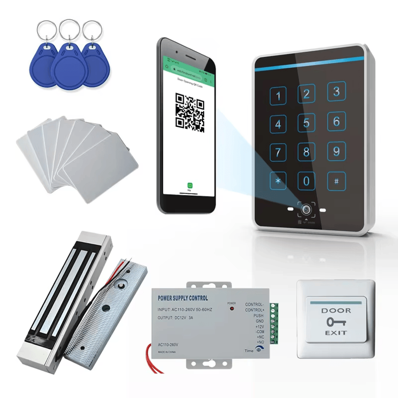 ภาพนี้แสดงเครื่องอ่าน NFC และ คิวอาร์โค้ด พร้อมเอาต์พุต Wiegand Q60-CQ โดยแสดงรูปทรงบางกะทัดรัด เหมาะสำหรับการควบคุมการเข้าออก.