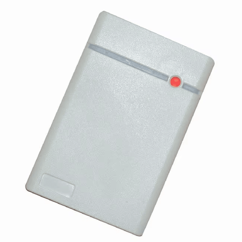 เครื่องอ่าน RFID ขนาดเล็กสำหรับประตูบ้านและวิลลาแสดงรายละเอียดชิปสำหรับผู้ซื้อที่กำลังเปรียบเทียบโซลูชันเครื่องอ่านเข้าออก RFID.