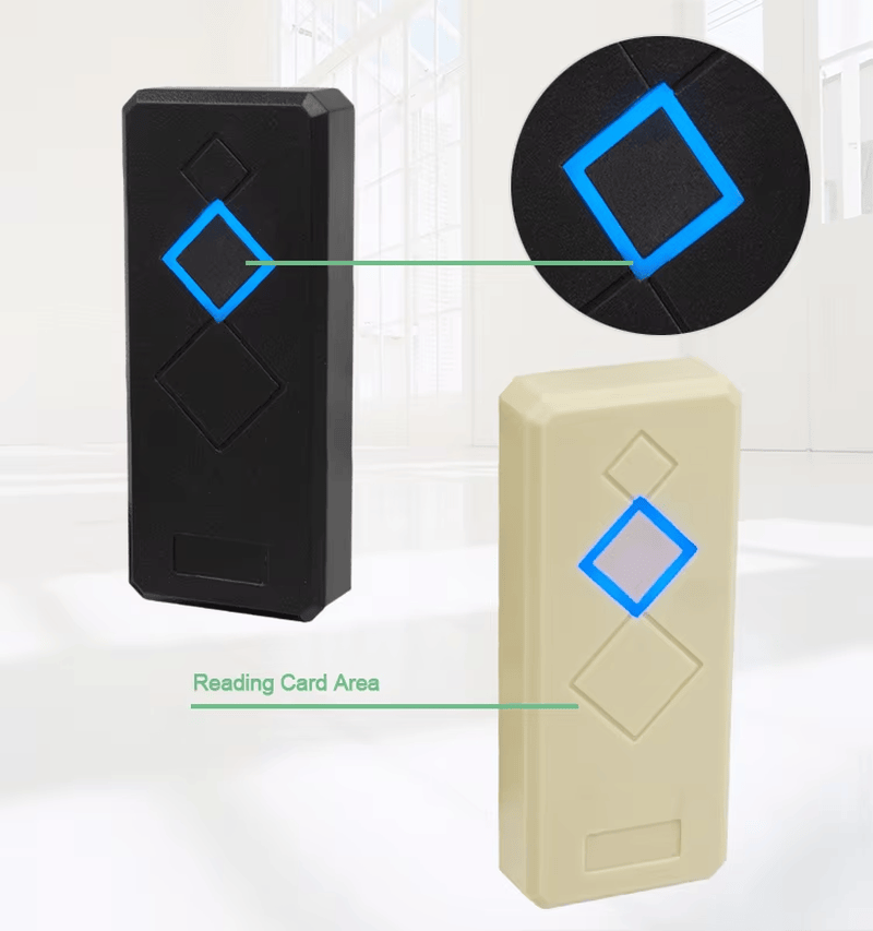 ภาพสินค้าเครื่องอ่านบัตร ระยะใกล้ RFID มาตรฐาน IP66 สำหรับควบคุมการเข้าถึง แสดงขั้วต่อสายไฟ ในหมวดหมู่เครื่องอ่าน RFID สำหรับควบคุมการเข้าถึง