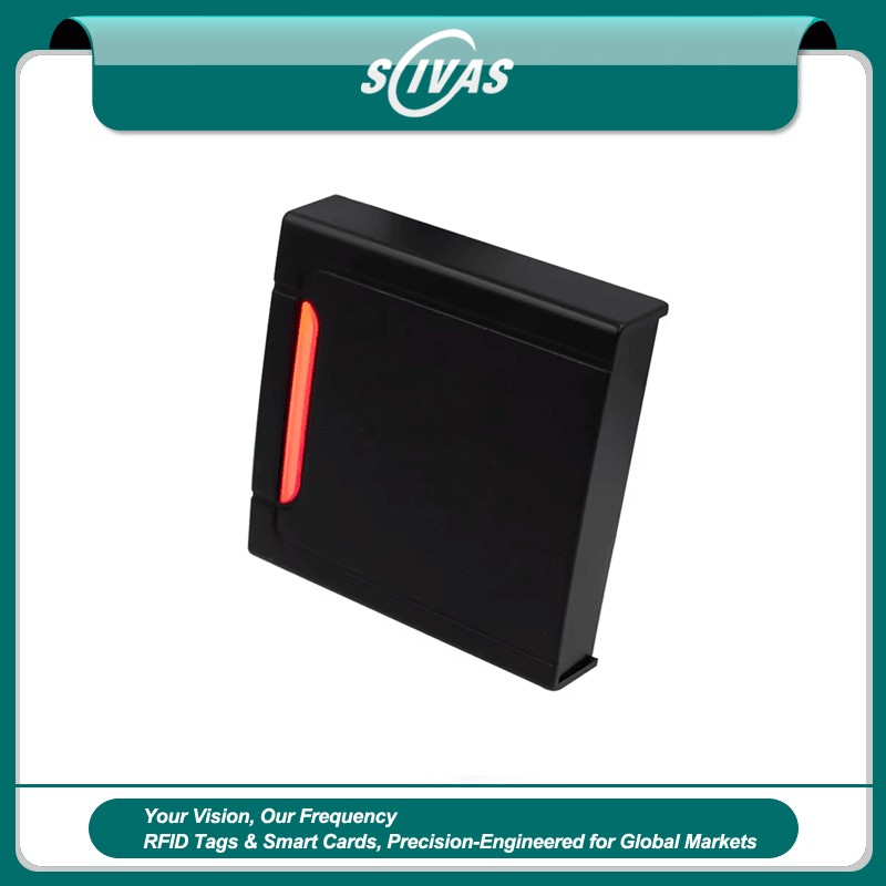 เครื่องอ่าน RFID ติดผนังสำหรับจัดการทางเข้าประตูจัดแสดงโดยเน้นการออกแบบติดผนังสำหรับโครงการเครื่องอ่านเข้าออก RFID.