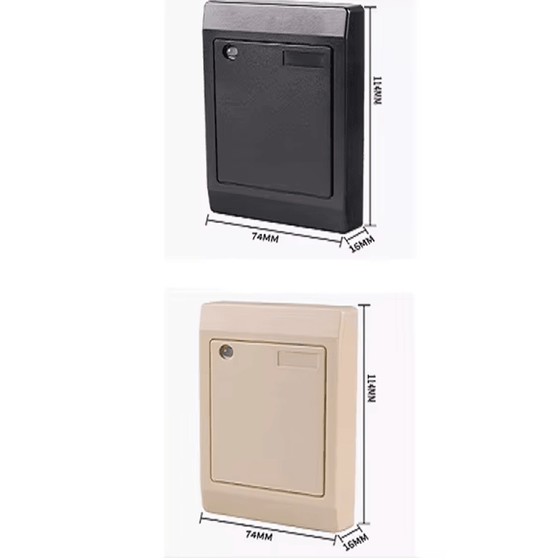 เครื่องอ่าน RFID 125KHz กันน้ำสำหรับบัตร EM ID จัดแสดงโดยเน้นรูปแบบเสาอากาศสำหรับโครงการเครื่องอ่านเข้าออก RFID.