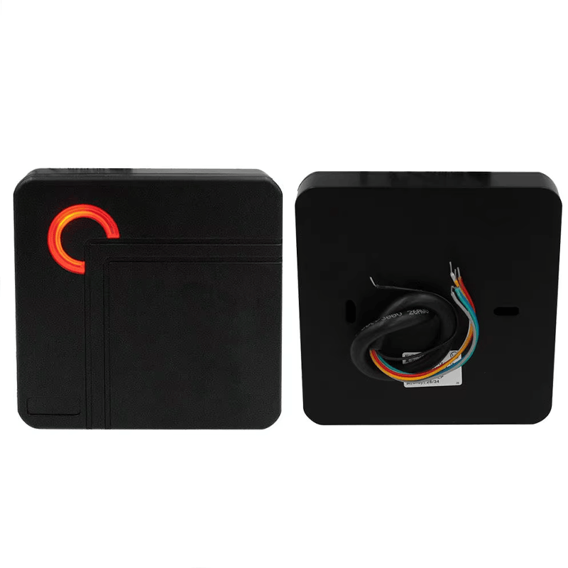 เครื่องอ่านเข้าใช้ RFID Wiegand สำหรับประตูปลอดภัย แสดงรายละเอียดชิปอย่างชัดเจนสำหรับการใช้งานด้านเครื่องอ่านเข้าออก RFID.