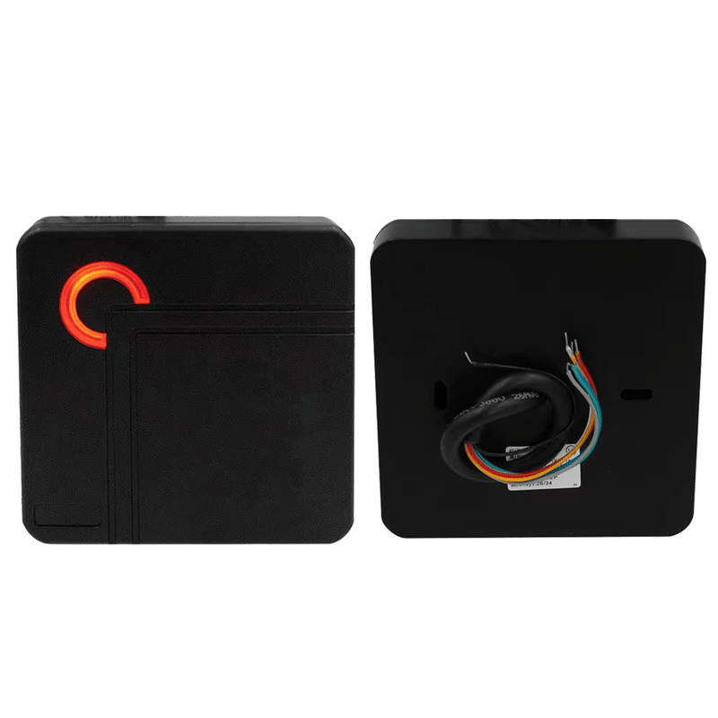ภาพถ่ายสินค้าเครื่องอ่าน RFID แบบ ระยะใกล้ พร้อมคีย์แพดสำหรับควบคุมการเข้าออก แสดงไฟ LED ในหมวดหมู่เครื่องอ่านแบบคีย์แพด