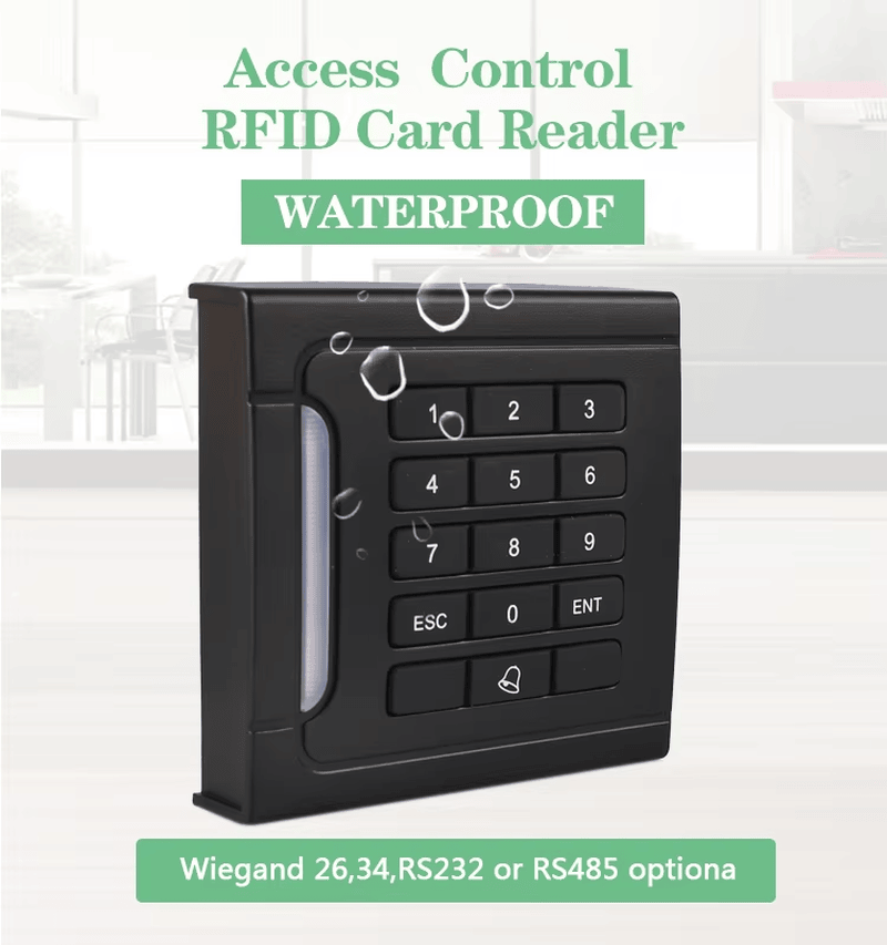 แผนภูมิขนาดสินค้าสำหรับเครื่องอ่าน RFID 302-2634 ระบุความสูงและความกว้างที่แน่นอน 86 มม. สำหรับการวางแผนการติดตั้ง