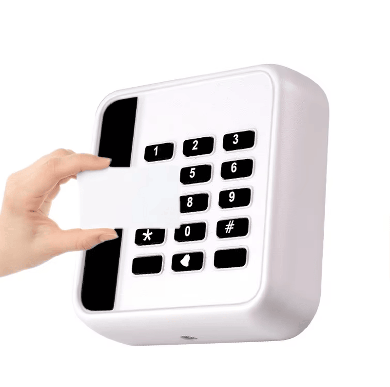 ภาพสินค้าของเครื่องอ่านบัตร RFID สำหรับควบคุมการเข้า-ออกประตู 125KHz สำหรับทางเข้าประตู แสดงขั้วต่อสายไฟในหมวดหมู่เครื่องอ่านบัตรแบบคีย์แพด