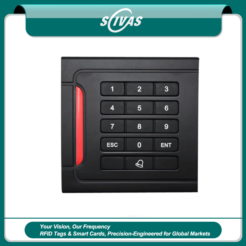 โรงงานเครื่องอ่านคีย์แพด RFID สำหรับความปลอดภัยประตู