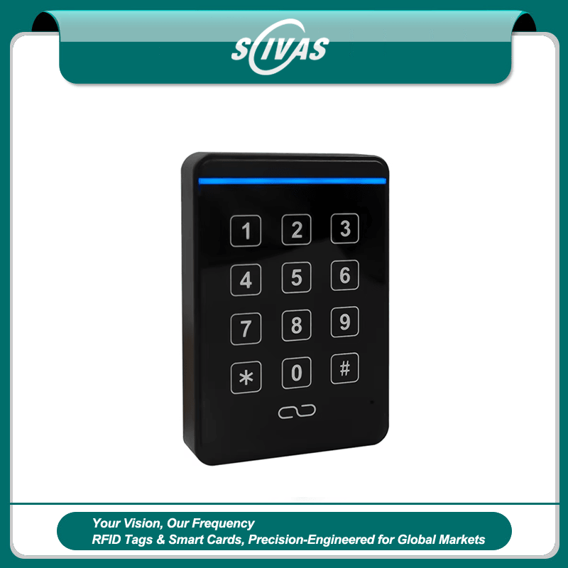 เครื่องอ่าน RFID พร้อมคีย์แพดสำหรับประตูเข้าออก