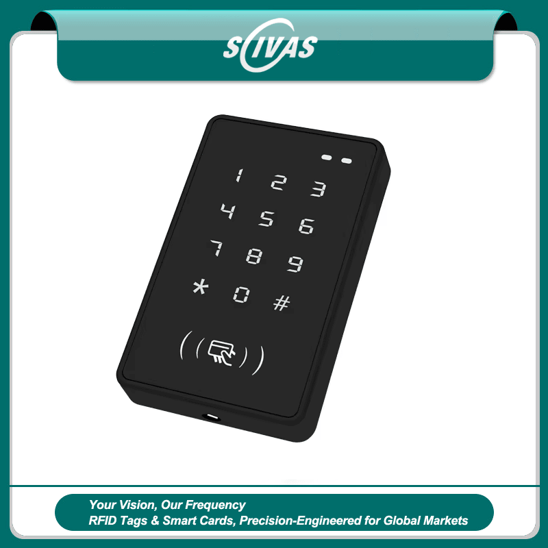 เครื่องอ่านคีย์แพดเดี่ยว IP68 สำหรับบัตร ID 125KHz