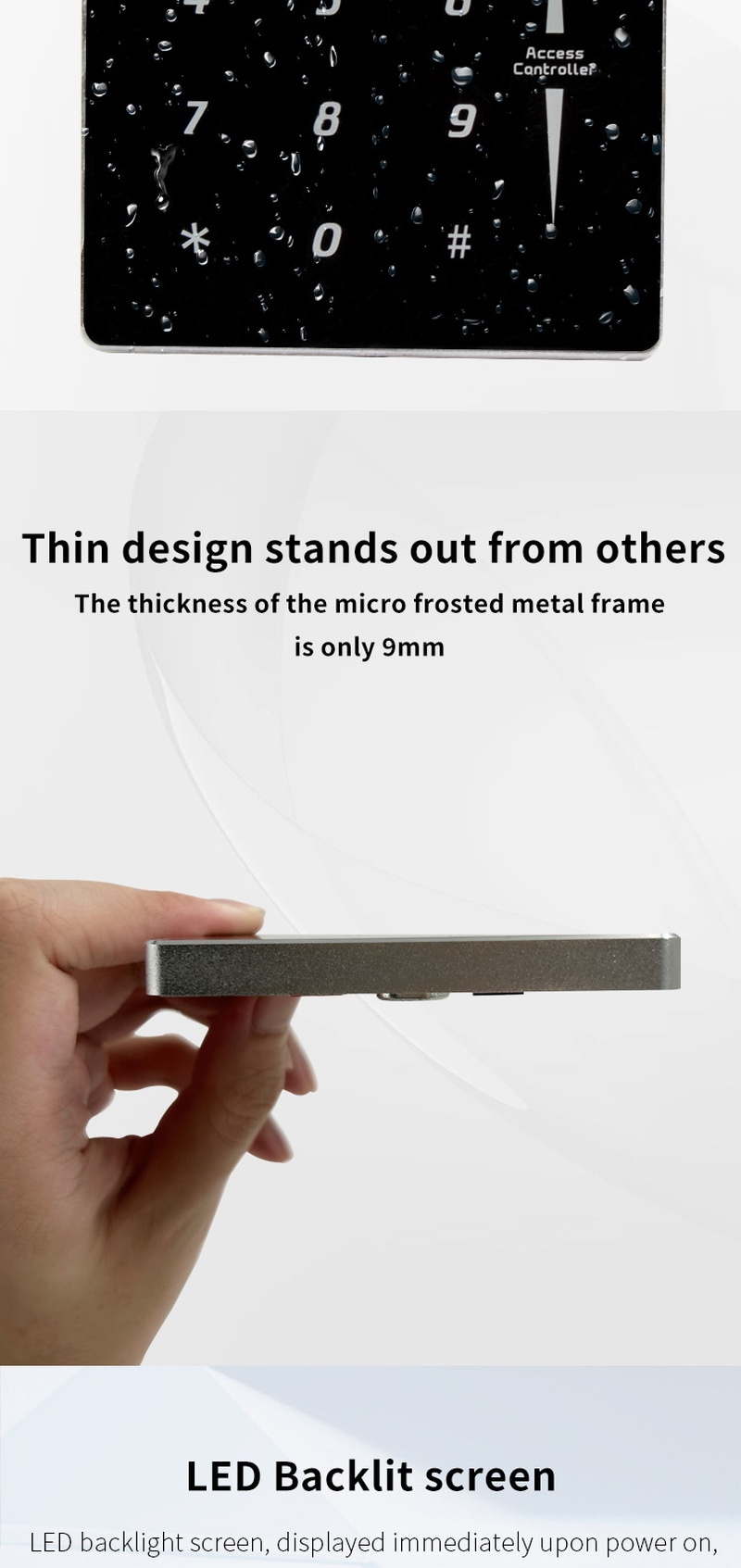 เทอร์มินัลควบคุมการเข้าถึง ZY-sm631 ผลิตจากวัสดุโลหะผสมสังกะสีแข็งแรงเพื่อต้านทานการก่อกวนและรับประกันประสิทธิภาพที่ยาวนานในพื้นที่ที่มีการสัญจรหนาแน่น
