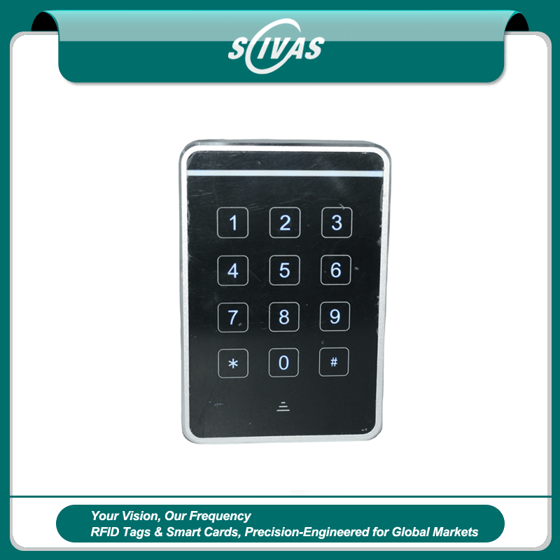 เครื่องอ่านประตูจอสัมผัสกันน้ำสำหรับบัตร IC และ PIN