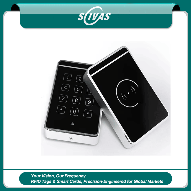 เครื่องอ่านทางเข้าจอสัมผัส IP68 พร้อม RFID และ PIN