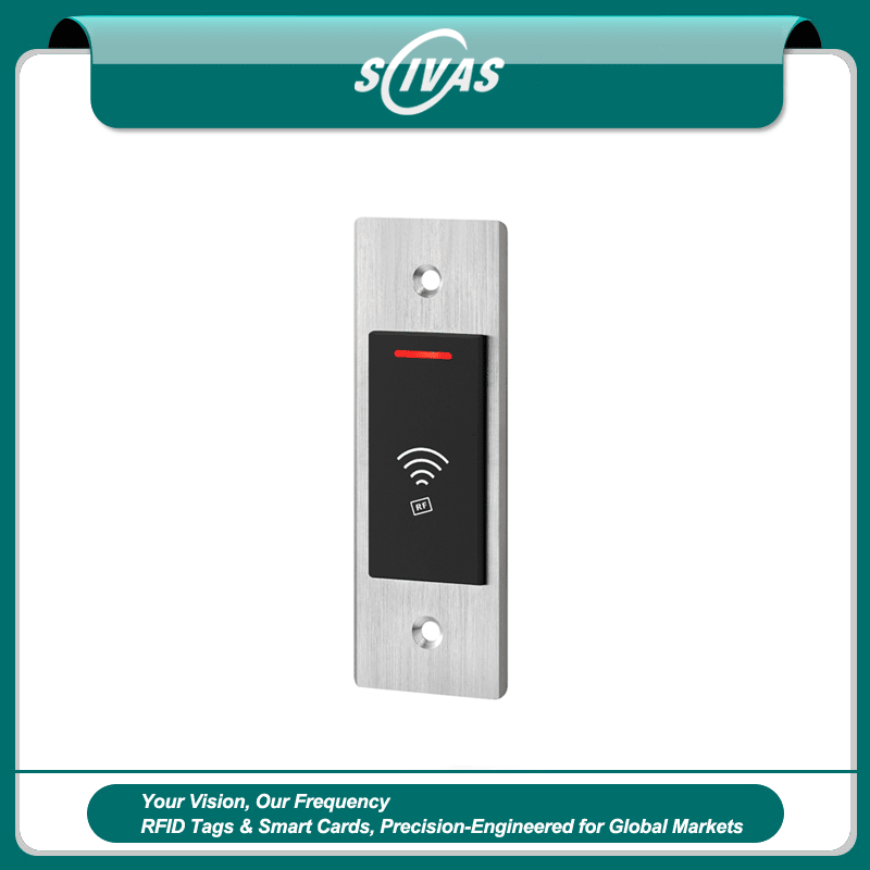 เครื่องอ่าน RFID โลหะ 13.56MHz สำหรับเข้าออกประตู