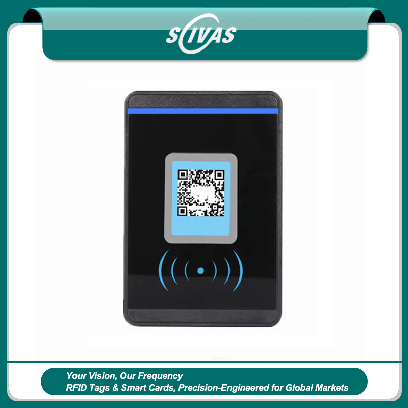 ภาพนี้แสดงคอนโทรลเลอร์ QR คลาวด์สำหรับทางเข้าหลายรูปแบบ SCIVAS Y20 โดยแสดงแผงและพื้นผิวด้านหน้า เหมาะสำหรับการควบคุมการเข้าออก.