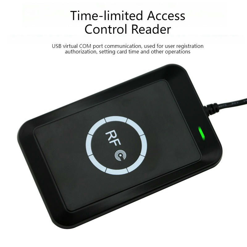 ภาพนี้แสดงเทอร์มินัล RFID ออฟไลน์สำหรับประตูแบบสแตนด์อโลน ka-16s โดยแสดงสีดำ แป้นกดและปุ่มควบคุม และรูปลักษณ์ที่เรียบหรูและทันสมัย.