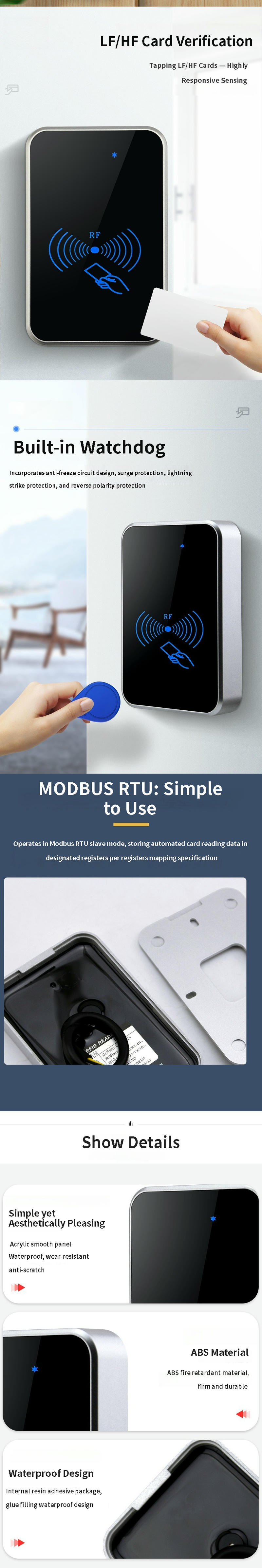 แผนภาพการเดินสายอย่างละเอียดอธิบายวิธีเชื่อมต่อเครื่องอ่าน ka-mds118 เข้ากับตัวควบคุม modbus และแหล่งจ่ายไฟเพื่อการส่งข้อมูลที่ปลอดภัย