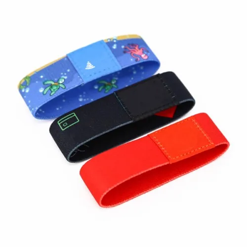 แผนภูมิขนาดทางเทคนิคนี้สำหรับสายรัดข้อมือ RFID แบบยืดหยุ่นสำหรับรีสอร์ต แสดงตัวเลือกเส้นรอบวงแบบคงที่ต่าง ๆ ที่มีสำหรับผู้ใหญ่และเด็ก